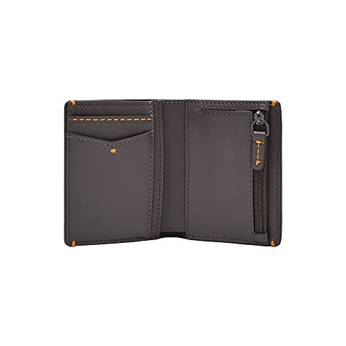 Fossil PU Mens Two Fold Wallet(Free Size, Grey), GREY, free size, Casual2