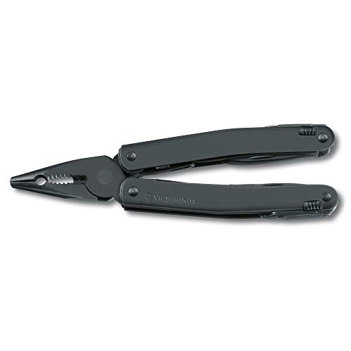 Victorinox 3.0224.3CN-X1 Swisstool Spirit XBS Black with Pouch Extremely Handy, Functional, and Compact in Black 4.1 inches