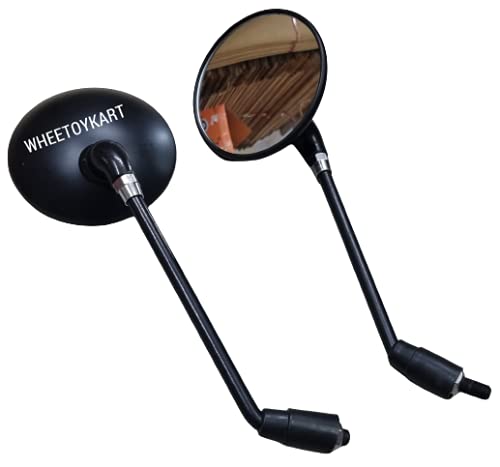 WHEETOYKART® Bike Enfield Classic 350/500 Black Mirror (Direct Fit