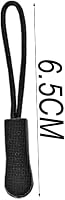 Reißverschluss Anhänger, 10 Stück Rutschfest Zipper Tag, Reißverschluss Anhänger zum Einfädeln, ReißVerschlussverläNgerung, Reissverschlussgriff, für Rucksack, Sportbekleidung – Ansicht 2