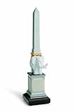 Arte decorativa Lladro Pulcino obelisco, Oro Bianco Sinistra, Statuetta