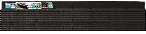Technoflex Bordure de Jardin en Caoutchouc recyclé Noir Lot de 10 Cover