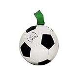 ●【Regalo para tu mascota】 El balón de fútbol para perros puede flotar en el agua y es adecuado para jugar en parques abiertos. También es perfecto para piscinas, lagos y playas. Será un regalo fabuloso para tus mascotas.