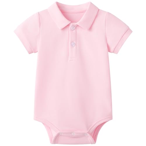 Image of pureborn Baby Boys Girls Bodysuit Super Soft Cotton Romper 0-24 Months