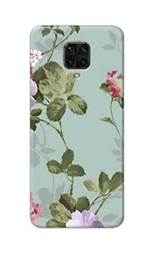 Image of Printed Hard Back Cover Case for Mi Poco M2 Pro Back Cover (Floral Painting) -702