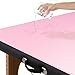 Noverlife 70x32 inch PU Leather Lash Bed Cover, Vinyl Massage Table Cover Wipeable Massage Bed Covers, Wax Table Cover for Esthetician Non-Sticky Sugaring Replacement Cover for SPA Beauty - Pink