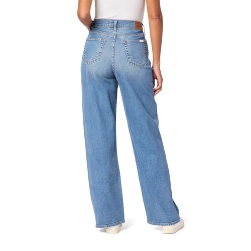 Levi Strauss Signature Gold Women's Heritage High-Rise Loose Straight Jean Pants Stretch Denim (Also Available in Plus Size)