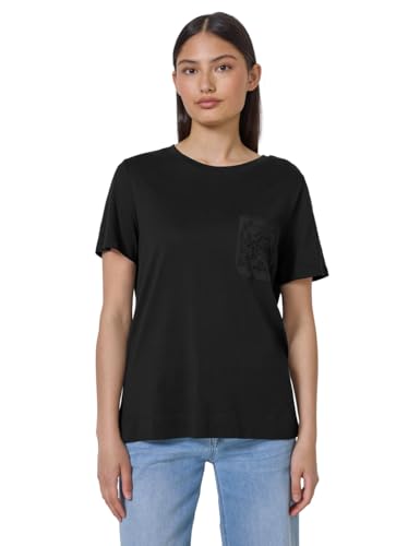 T-shirt avec poche poitrine femme Street One Studio haut mode casual chic en coton