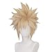 Soyusunny Spiky Blonde Cloud Strife Cosplay Wigs for Men with Hairpiece (Blonde)