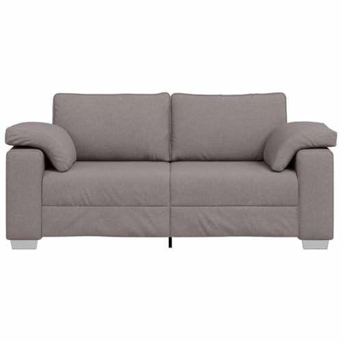 Sofá taupe de tela con asiento ergonómico de 180 cm de largo 6
