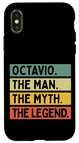 Octavio The Man The Myth The Legend �ʔ������� �X�}�z�P�[�X iPhone X/XS �p
