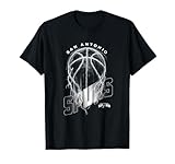 NBA San Antonio Spurs Lightning Bolt Basketball Logo T-Shirt