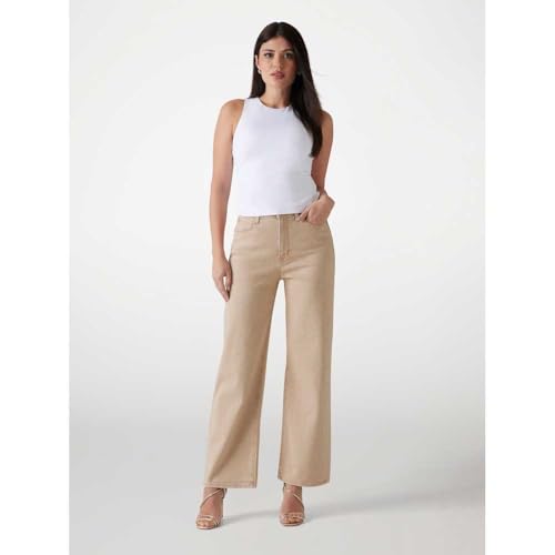 GUESS Women's Eco Wide Leg Jean4