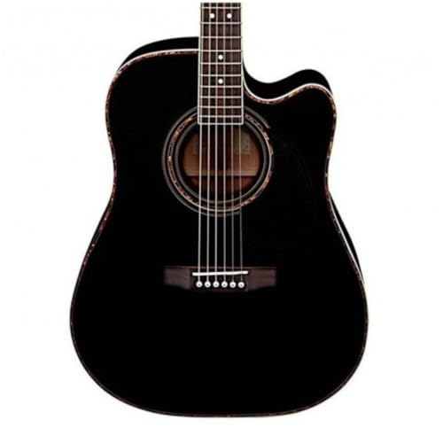 Image of Cort AD880CE Cutaway Electro Acoustic Guitar with Gig-Bag, Polishing Cloth, Strap, Picks & E-Book - Black
