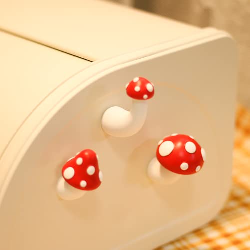 Mushroom Refrigerator Magnets Decorative, Kitchen Magnets For Office Calendar Whiteboard, Cute Fridge Magnet Bedroom Wall Deco (3Pc) #TOP5