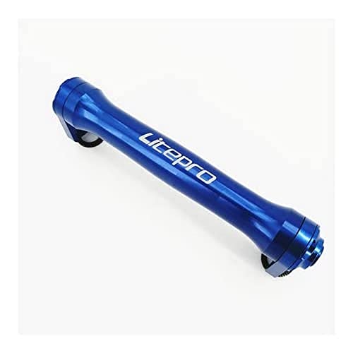LITEPRO Eazy Wheels Extender for BROMPTON Folding Bicycle BLUE Easy Wheels Extension (Extender ONLY (No wheels)), One Size