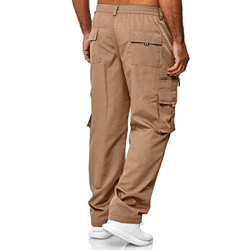 Cargo Pants for Men Baggy Lightweight Outdoor Work Pants with Pockets Mencomfy Stretch Waterproof Hiking Jogger Pants4