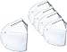 Produktbild WONE, hochwertige Mund-Nasen-Masken, Einweg, 5-lagige Gesichtsmasken, metallischer Nasenbügel, Gummizug, 5er Pack