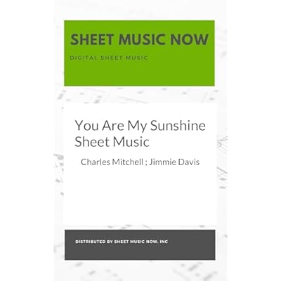You Are My Sunshine Sheet Music
