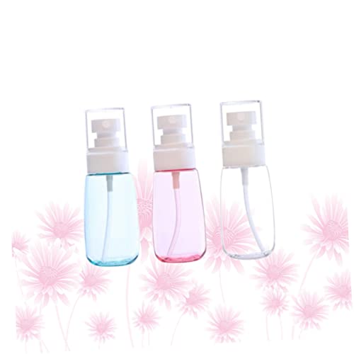 NIYANGLE 3pcs Spray Bottles Setting Spray Oil Sprayer Squirt Bottle Press Pump Subpackaging Portable Sunscreen Sprayers Refillable