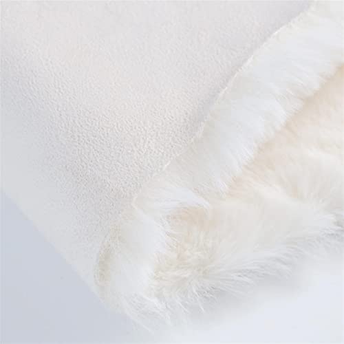 Tapis à poils longs en peluche douce kaki de haute qualité 60x180 - 4
