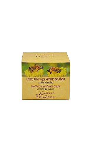 Castillo de Peñalver - Crema Antiarrugas Veneno de Abeja (Apitoxina) y Jalea Real - 50ml - Efecto Lifting Natural Reafirmante - Tratamiento Día y Noche para Piel Madura y Seca