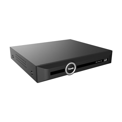 Tiandy Pse H.265 1HDD 5ch PSE NVR, TC-R3105 Especificaciones: I/B/P4/K/V3.1, resolución de hasta 4K, resolución de hasta 8 MP, 1 salida HDMI y 1 VGA simultáneas, 1 interfaz SATA, hasta 10 TB para 1