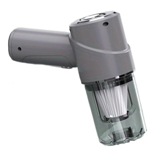 CCZRD Aspiradora Portátil Inalámbrica For Coche con Soplador, Potentes Herramientas De Limpieza Mano 4000mAh, Mini For El Hogar Limpieza Fácil Rápida Diversos Escenarios(Grey Pro 95000PA)