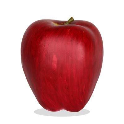 sexyrobot 8Pcs Artificial Lifelike Simulation Red Apple, Fake Fruit Decor Home House Kitchen Party Decoration, 3.3