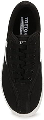 TRETORN Women's, Walking,Fashion Sneakers, Black/White, 7.5 Wide | Image 3