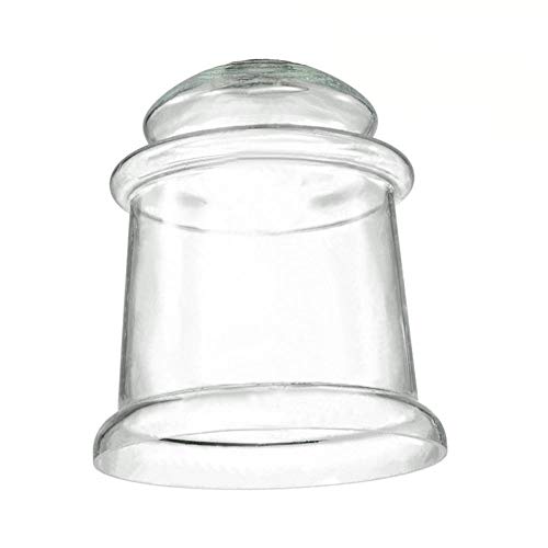 Image of Kiven One Glass Jar, Fixture Replacement Bell Clear Glass Shade