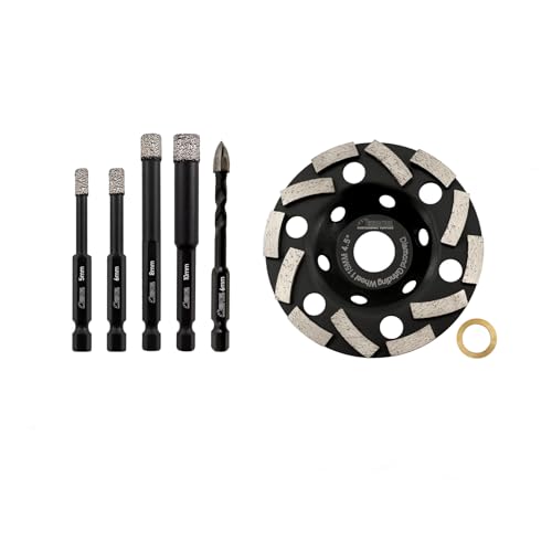 Set de brocas de núcleo de diamante para cerámica y mármol miniatura 1