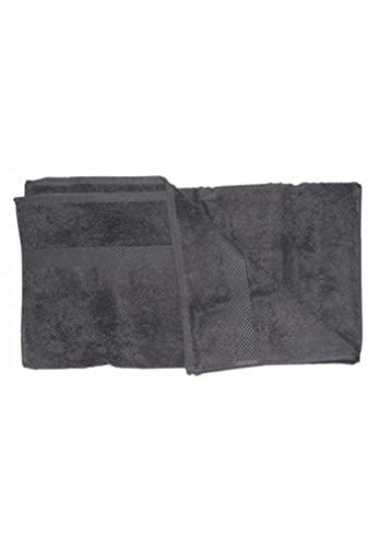 AQUANATURA - Toalha de banho de algodão orgânico, cor preta