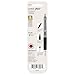 Black Retractable Gel, 2 Pack with Medium Points, Uni-Ball 207 Signo Click Pens are Fraud Proof and the Best Office , Nursing , Business , School , and Bible Pens