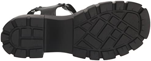 Madden Girl Women's Grandy Heeled Sandal, Black Pu, 6.5 | Image 3