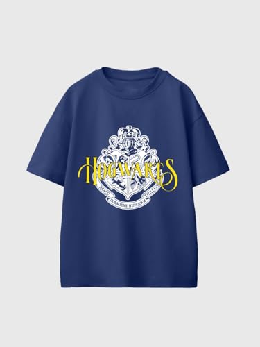 Image of Nap Chief Girls Cotton Harry Potter Co ord Sets, T Shirt And Shorts for Kids Casual Wear