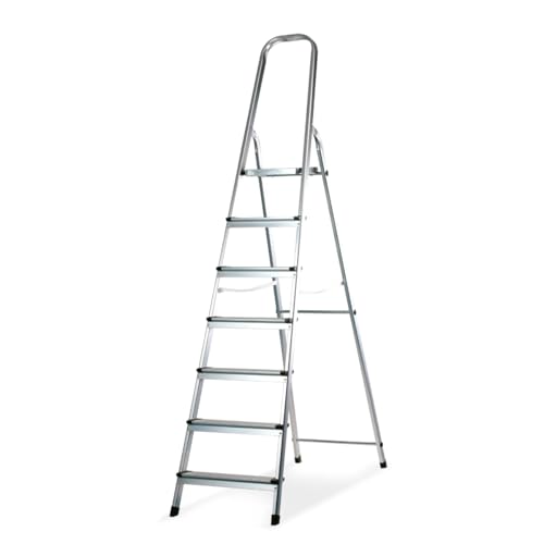 Amig - Escalera Plegable con 7 peldaños - Fabricado en...