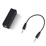 ASHATA Soppressore autoradio con Filtro Anti-interferenza, Filtro antidisturbo Circuito di Terra 3,5 mm Filtro soppressore Audio per Auto, Filtro soppressore Audio per autoradio Portatile