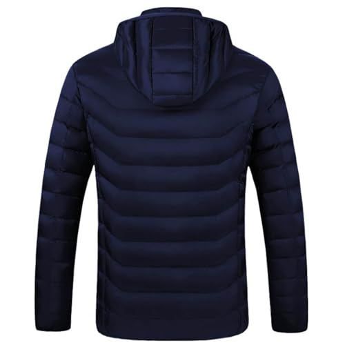 Chaqueta calefactable de 21 zonas con 4 temperaturas regulables para invierno 5