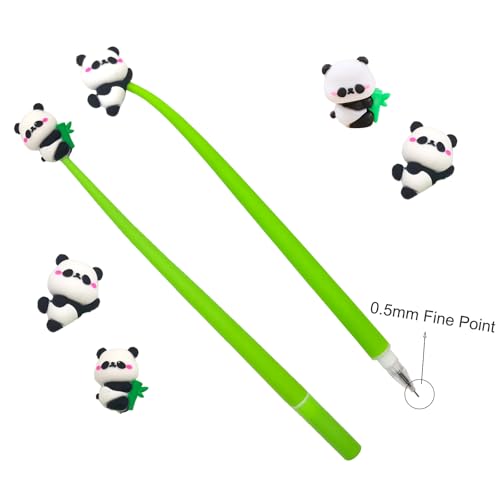 Bolígrafos de gel panda negro 0.5 mm pack 20 miniatura 4