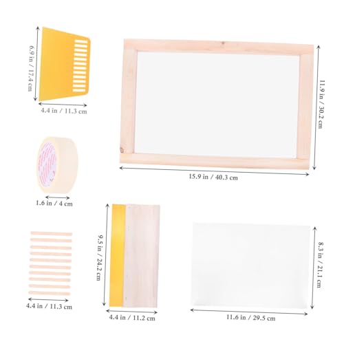 Kit sérigraphie vêtements pour personnaliser vos tissus vierges en bois