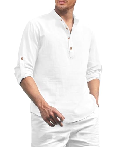 Image of Vida Loca Men Solid Cotton Blend Straight Kurta Shirt