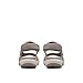 Clarks Women's Mira Bay Flat Sandal, Stone Textile, 5.5