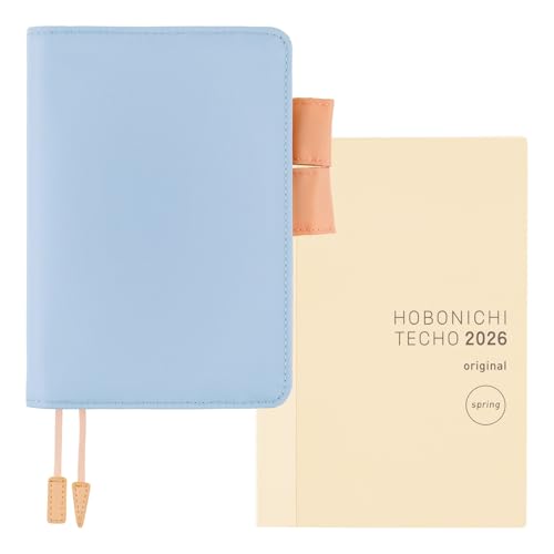 ほぼ日 Hobonichi Techo A6 – April Start – Colors: Powder Blue Shell [Japanese Original book]