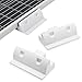 Produktbild Slocable Solarpanel Halterungen, 2 Stück ABS Solarpanel Montagehalterung Bohrerfreie Eckwinkel, UV- und wasserfest, für Wohnmobile, Boote, Camping, Van und Caravan-Installationen