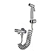 YCVAWEOD Portablesprayer in Acciaio Inossidabile Toilette Valvola Bagno Set igienico Doccia igienica per Culo G1/2 LWX immagine