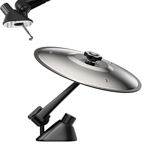 Car Cymbal Air Vent, Car Crash Cymbal Mini Metal Drum Decompression Toy for Stress Relief Funny Musical Instruments Gadget for Drummer Music Lovers Gift