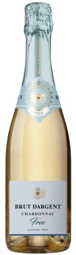 Brut Dargent Free Chardonnay - Qualitativ hochwertiger Alkoholfreier Chardonnay Weiss Sekt aus Frankreich - Ohne Alkohol (1 x 0.75 L)