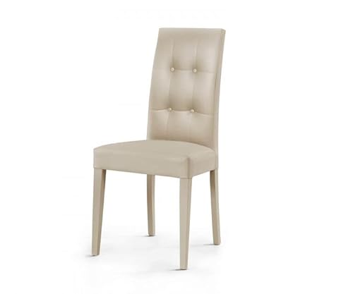 Mar.c.a. Design - Esszimmerstühle, Küchenstuhl, beige, 2-teiliges Set Cover