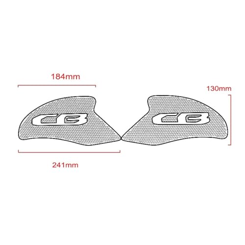 Tankpad protection contre rayures de genoux réservoir CB650 R - 4